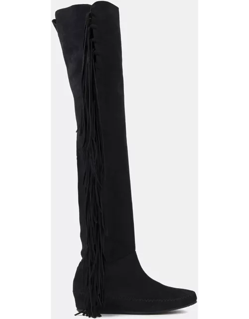 Etro Suede Over The Knee Boots