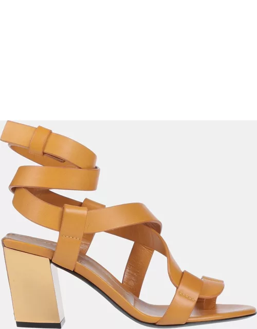 Tom Ford Leather Open Toe Sandals 36
