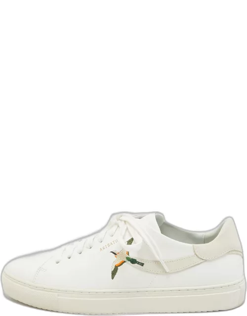 Axel Arigato White Leather Clean 90 Stripe Bee Sneaker