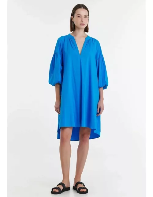 DEVOTION Izoldi Cotton Mix Dress - Turquoise