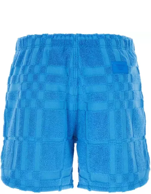 Burberry Light-blue Terry Fabric Bermuda Short