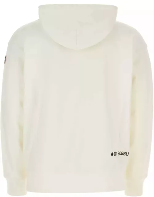 Moncler Ivory Cotton Sweatshirt