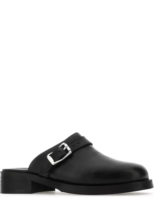 Our Legacy Black Leather Slipper