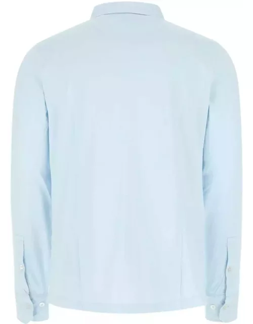 Hartford Light-blue Cotton Shirt