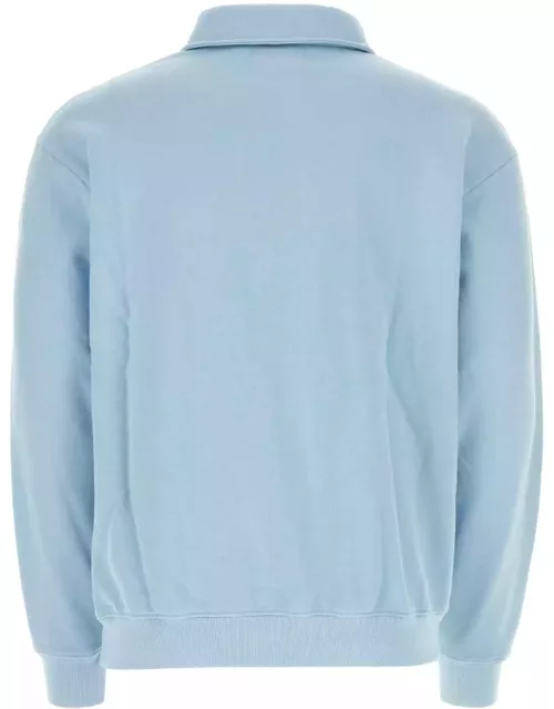 The Harmony Light Blue Cotton Polo Shirt