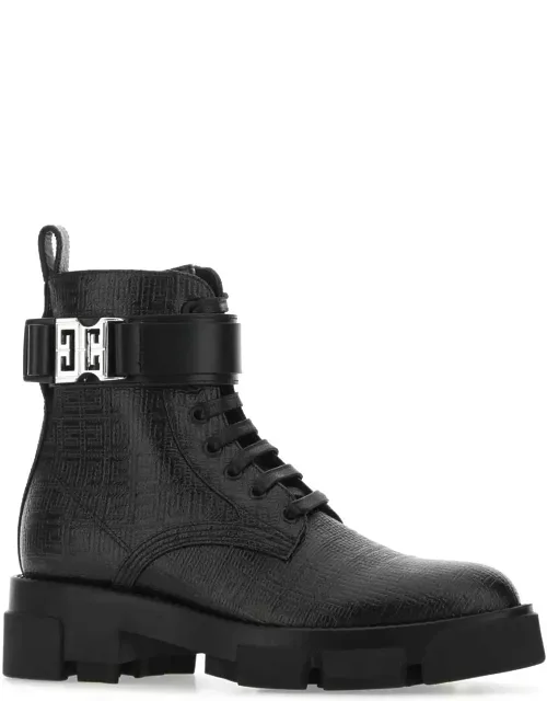 Givenchy Black Leather Terra Ankle Boot