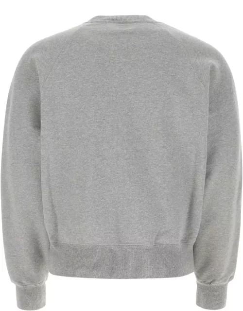 Ami Alexandre Mattiussi Grey Cotton Sweatshirt