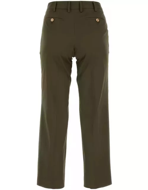 PT01 Army Grey Stretch Cotton Pant