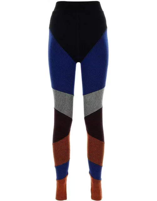 Chloé Multicolor Stretch Wool Blend Legging