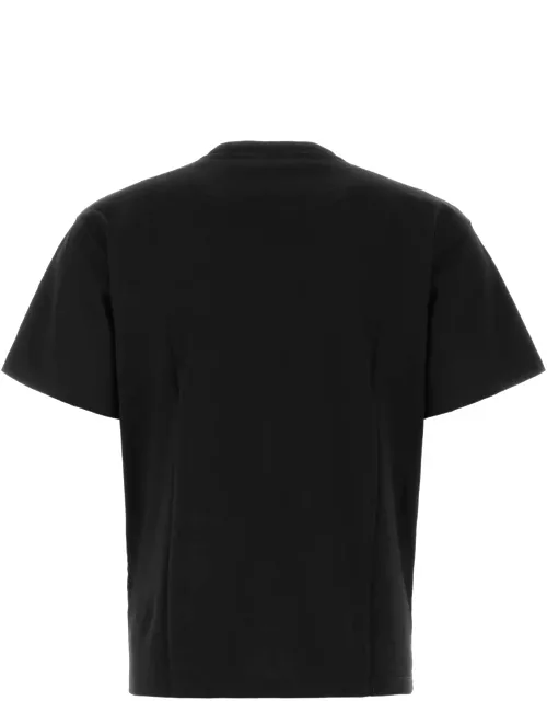 Aries Black Cotton Temple T-shirt