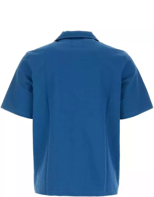 Howlin Air Force Blue Stretch Cotton Cocktail Shirt