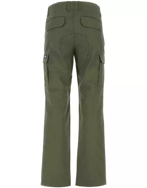 Dickies Military Green Cotton Cargo Pant