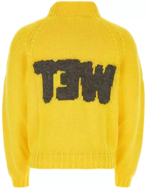 ERL Yellow Cotton Blend Sweater