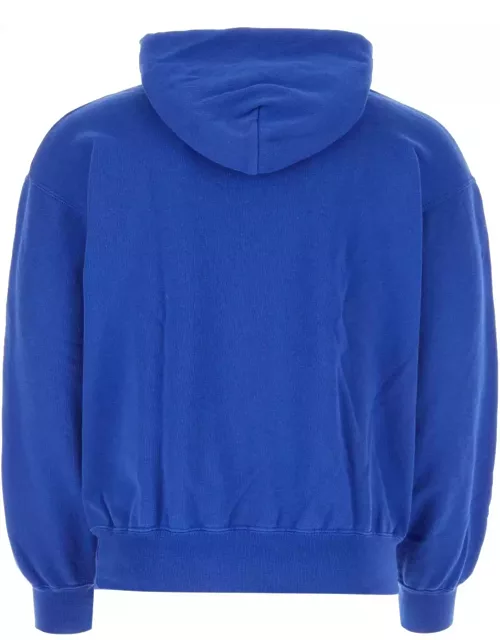 Wild Donkey Electric Blue Cotton Blend Sweatshirt
