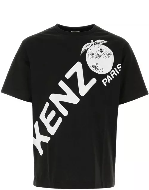 Kenzo Logo Printed Crewneck T-shirt