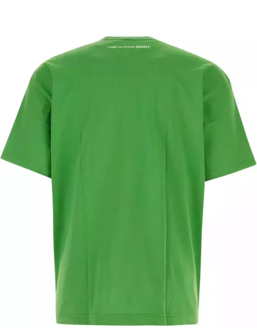 Comme des Garçons Shirt Green Cotton T-shirt