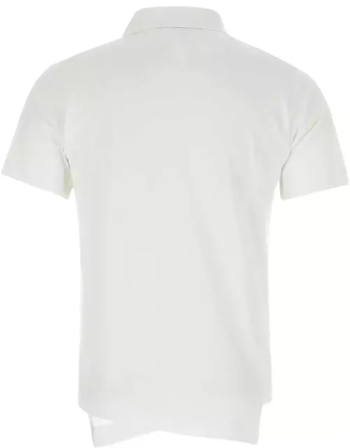 Comme des Garçons Shirt White Piquet Comme Des Garã§ons Shirt X Lacoste Polo Shirt