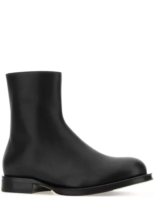 Lanvin Black Leather Medley Ankle Boot