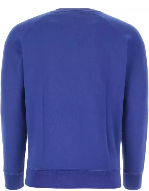 Maison Kitsuné Blue Cotton Sweatshirt
