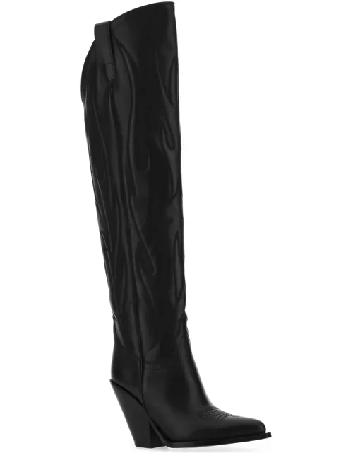 Sonora Black Leather Hermosillo Boot