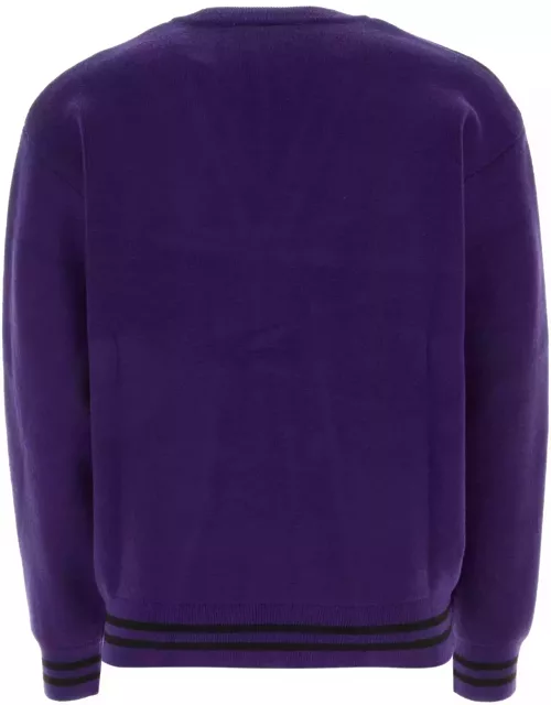 Carhartt Purple Stretch Viscose Blend Onyx Cardigan