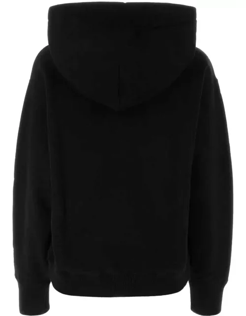 Jil Sander Black Cotton Blend Sweatshirt