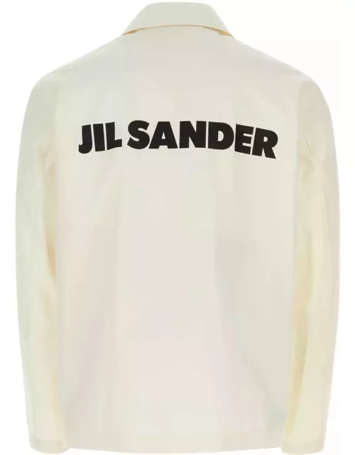 Jil Sander Ivory Poplin Jacket