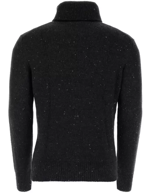 Johnstons of Elgin Dark Grey Cashmere Sweater