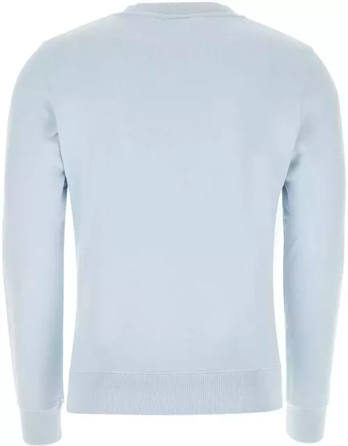 Maison Kitsuné Pastel Light Blue Cotton Sweatshirt