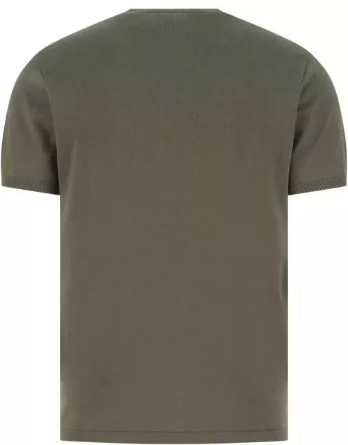 Aspesi Olive Green Cotton T-shirt