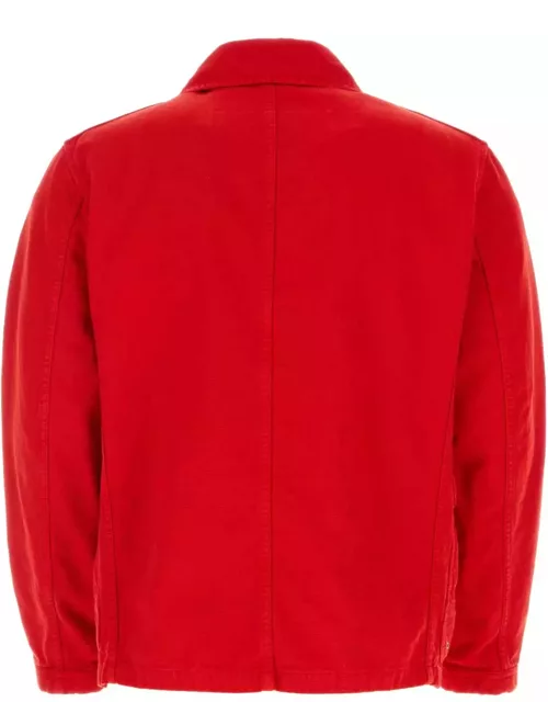 Fay Red Cotton Jacket