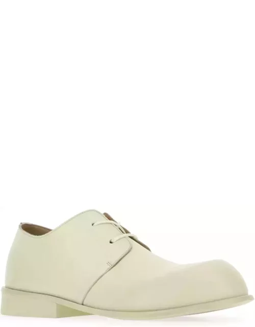 Marsell Cream Leather Muso Lace-up Shoe