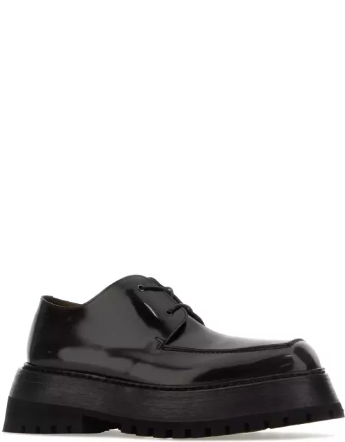 Marsell Black Leather Lace-up Shoe