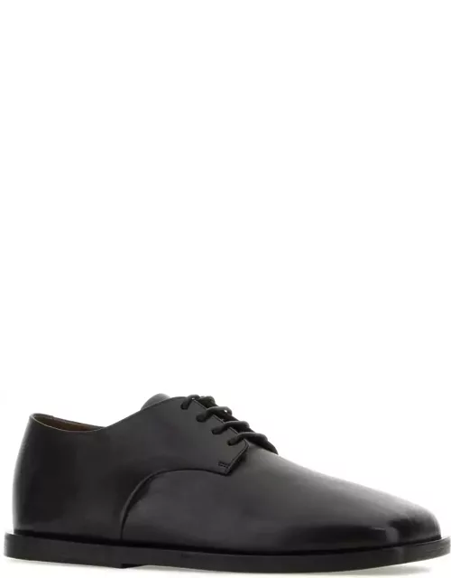 Marsell Black Leather Lace-up Shoe