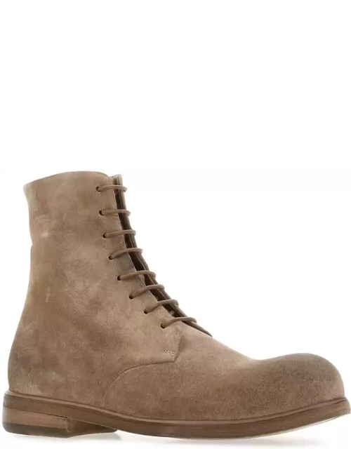 Marsell Biscuit Suede Zucca Ankle Boot