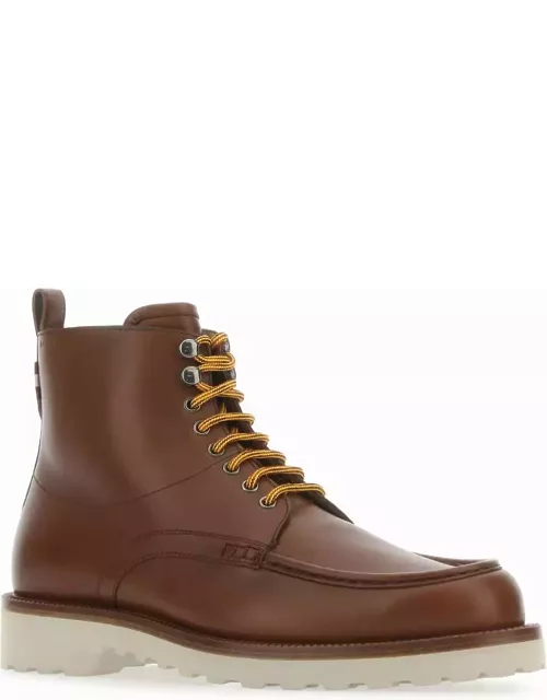 Bally Brown Leather Nobilus Ankle Boot