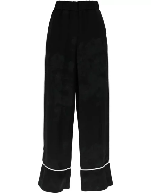 Off-White Embroidered San Palazzo Pant