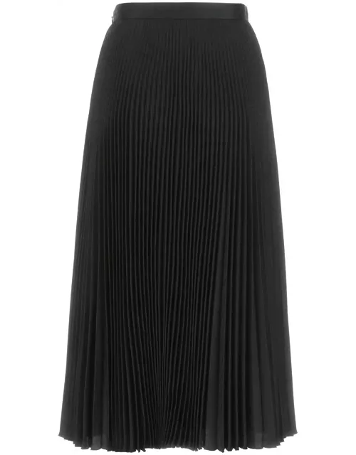Prada Black Silk Blend Skirt