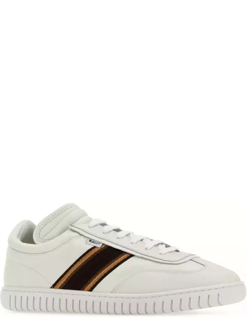 Bally White Leather Parrel Sneaker