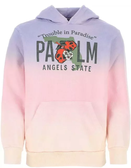 Palm Angels Logo Printed Hoodie
