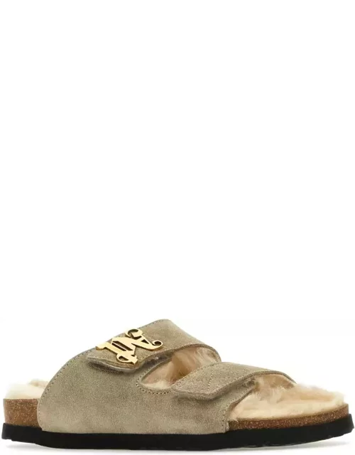 Palm Angels Sand Suede Slipper