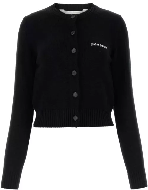 Palm Angels Logo-embroidered Buttoned Cardigan
