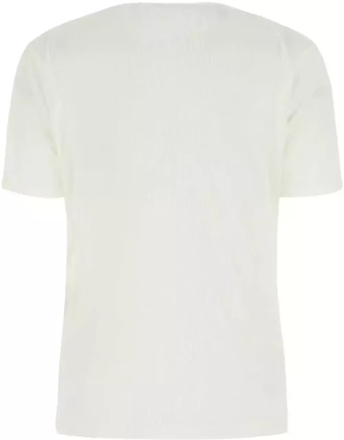 Maison Margiela White Cotton Blend T-shirt