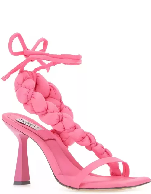 Sebastian Milano Pink Nylon Untangled Sandal