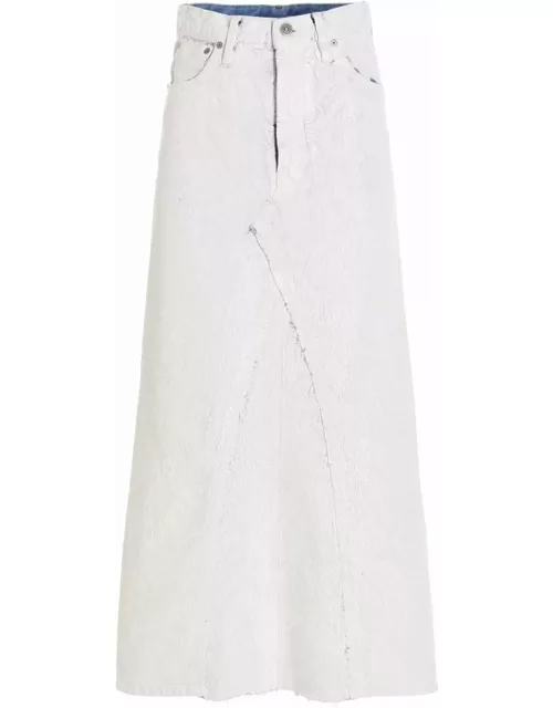 Maison Margiela Denim Cotton Skirt