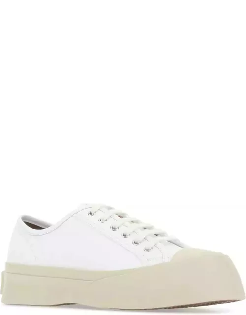 Marni White Leather Pablo Sneaker
