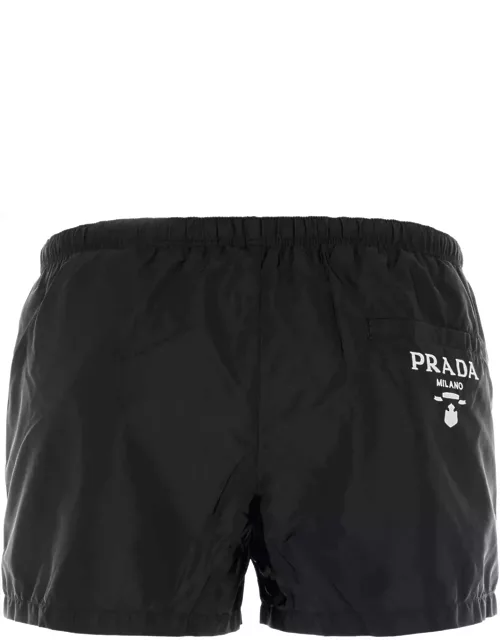 Prada Black Re-nylon Swimming Short