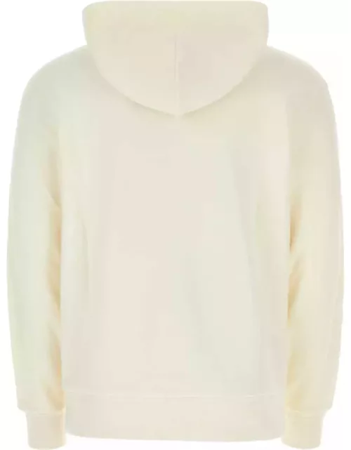 Zegna Ivory Cotton Blend Sweatshirt