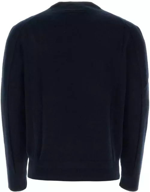 Zegna Midnight Blue Wool Blend Sweater