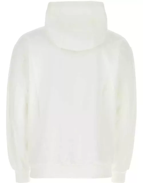 Casablanca White Cotton Sweatshirt